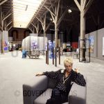 09-07-2001 Marte Roling  at art gallery at Uithuizingen at Groningen 

[keywords]Eyecontact, Posed, Art, Half Length[/keywords]